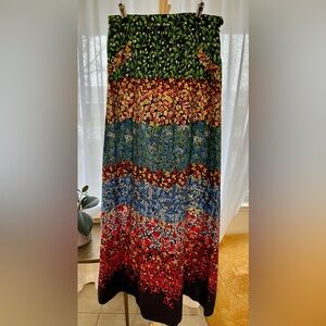 Vintage 60s or 70s Summit of Boston Cotton Floral Skirt